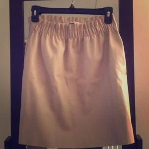 NWOT Zara Faux leather M size blush color skirt